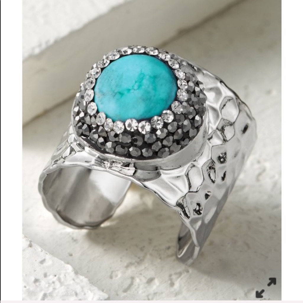 Soft Surroundings Brilla Adjustable Ring 44$